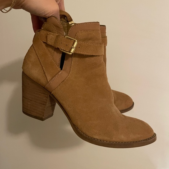 Sam Edelman Brown Suede Ankle Boots | size 8.5 - Picture 1 of 11